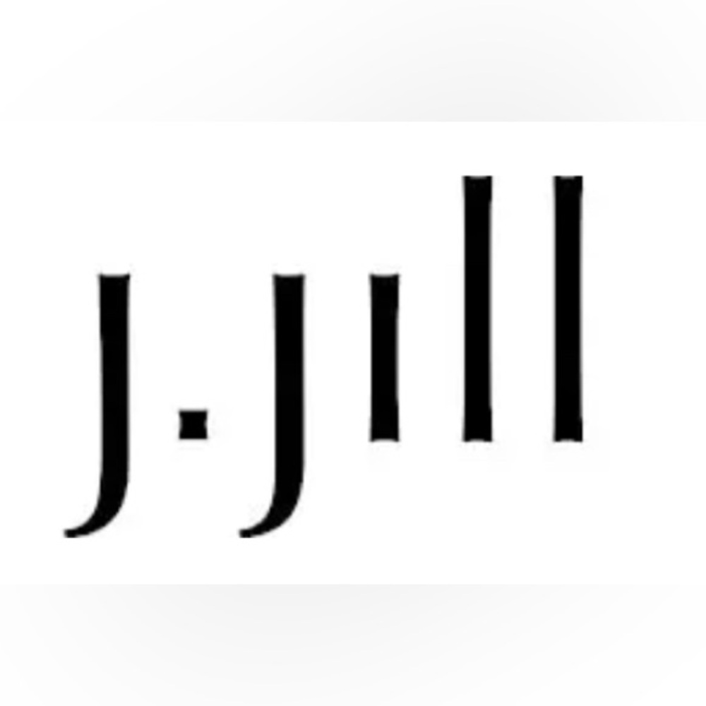 J. Jill 100% Linen Asymmetric Grey White striped Maxi Dress pockets PM EUC - Picture 15 of 16
